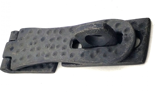 Antika Tarz Dekoratif Pirinç Sandık Askısı - 70x27 Mm, Oksit