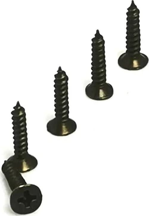 Klips, Menteşe, Ayak, Ağaç, Sunta Vidası 3x13 Mm - Siyah 100 Adet
