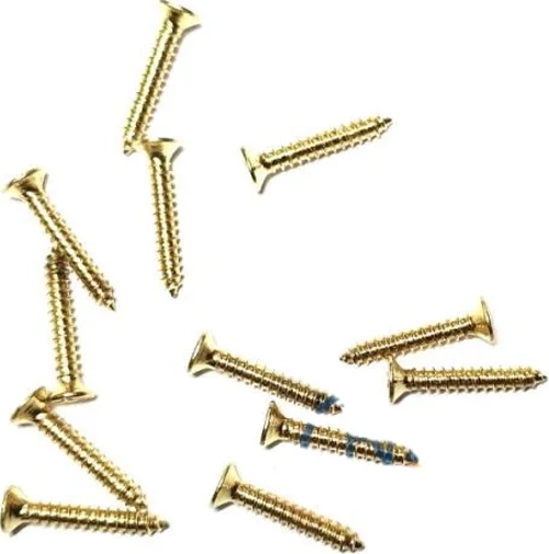 Klips, Menteşe, Ayak, Ağaç, Sunta Vidası 2,2x13 Mm - Sarı 100 Adet