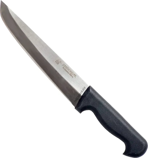 Bursa Kalın Kasap Bıçağı No:6, 26 Cm, Plastik Sap