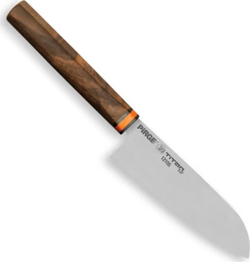 12105 Titan East Santoku Şef Bıçağı 16 Cm - Ceviz Sap