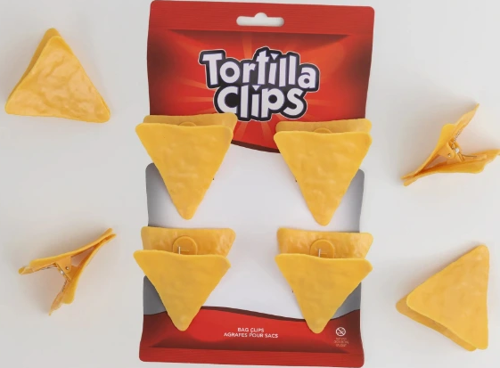 Cips Şeklinde Poşet Klipsleri