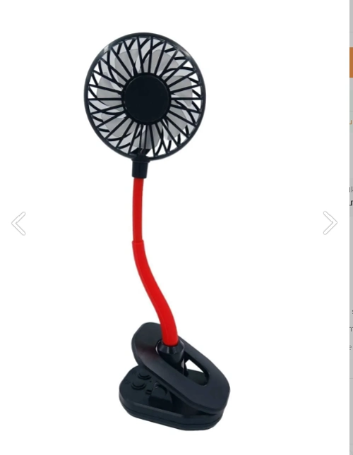 Ayarlanabilir Kıskaçlı Masa Üstü Mini Vantilatör