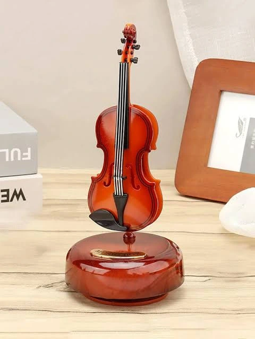 Hareketli Violin Müzik Kutusu