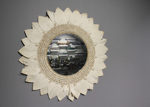 Makrome Duvar Aynası Model 1