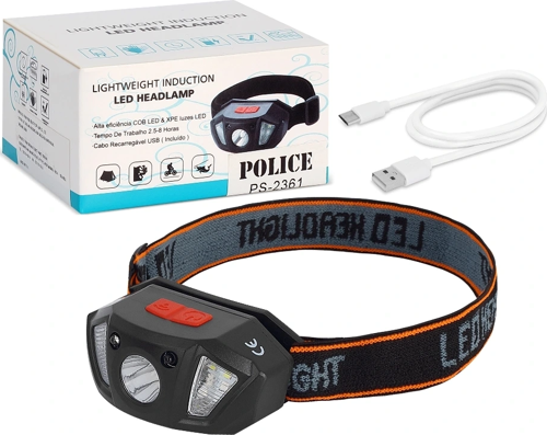 Police Ps-2361 Şarjlı Kafa Feneri
