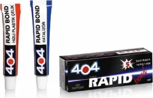 404 Plastik Çelik Rapid Bond Hızlı Yapıştırıcı 16gr - Şeffaf