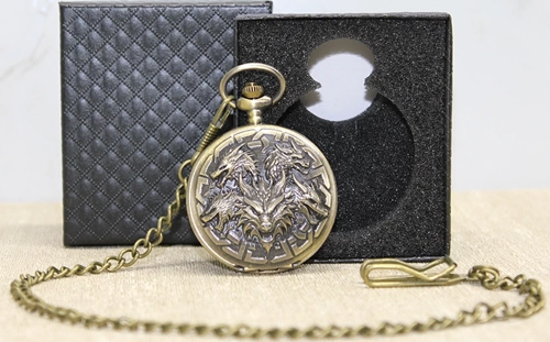 Özel Kutulu Dragonlu Antik Köstekli Saat Alk4680