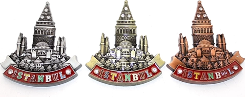 İstanbul Temalı Metal Magnet Alk3332