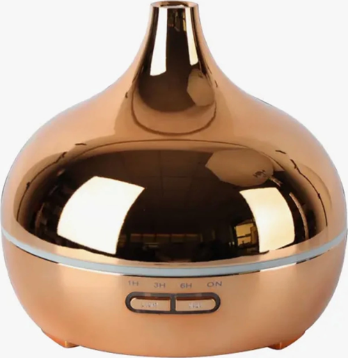 Hava Nemlendirici Parlak Gold Aromatik Oda Kokusu 550 Ml Kahve Aroma Difüzörü Buhar Nemlendırıcı