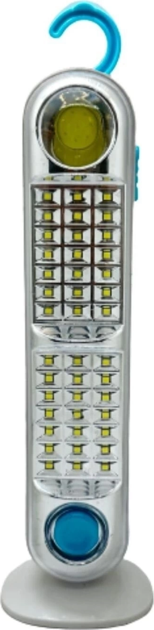 V-005 42 Ledli+fener Solar Güneş Panelli Ultra Güçlü Ledli Şarjlı Işıldak