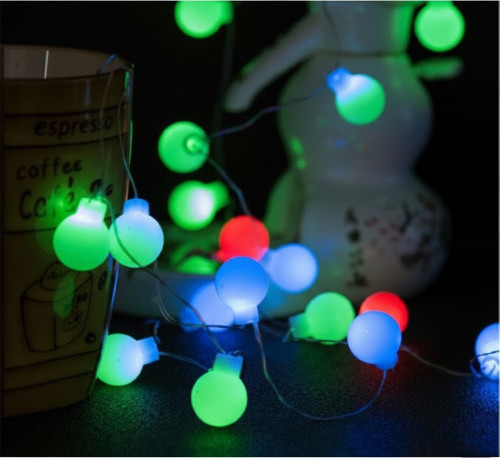 5m 28 Led RGB Işık Şeffaf Kablo Fişli Eklemeli