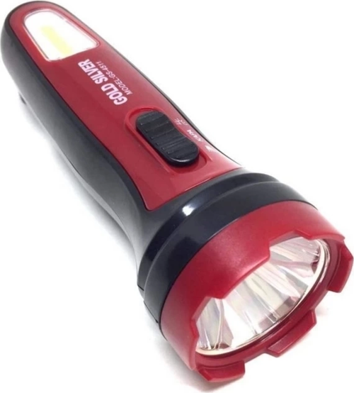 Gold Sılver Gs-4511 1 Watt+1 Watt Cob Led'li Şarjlı El Feneri