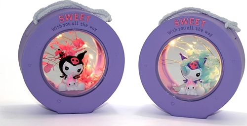 Polyester Kuromi Masa Üstü Lamba Alk1618