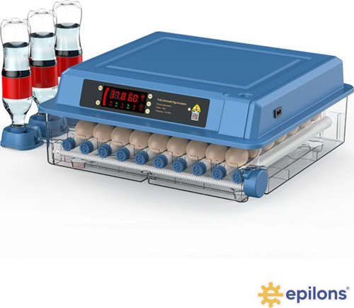 60 Yumurta Kapasiteli Tam Otomatik Kuluçka Makinesi - Civciv, Kaz, Hindi Ve Ördek Yetiştiriciliği Epo-w60