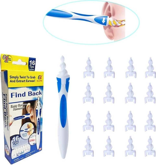 Find Back Pratik Kulak Temizleme Aparatı Silikon Kit Ear Claning
