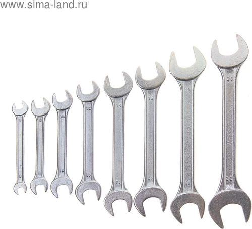 1. Kalite Çift Açık Ağızlı 8'li Anahtar Seti