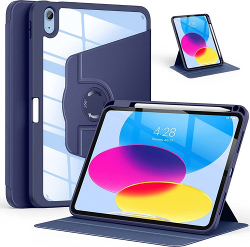 10.9 Inc 10.Nesil Uyumlu 360° Dönebilen Standlı Pino iPad Tablet Kılıfı