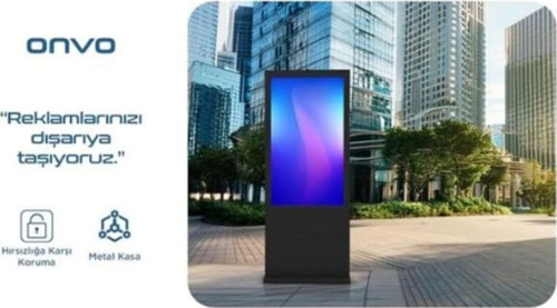 55" Dokunmatik 55OUT6001 Dış Mekan Sabit Andorid 4K Videowall Cihazı Siyah