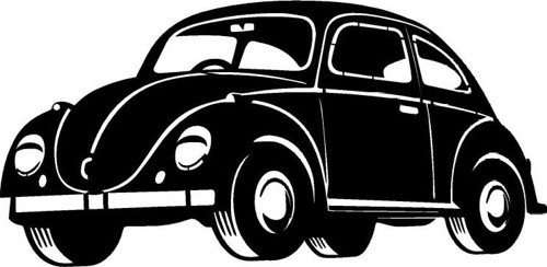Klasik Arabalar Tip 2 30x15 Cm