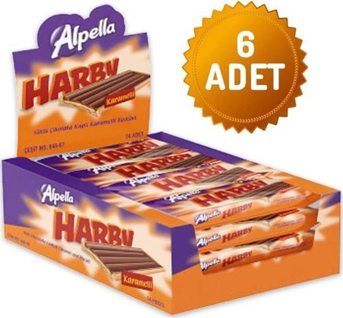 Harby Karamelli Bisküvi 25 gr 6 Paket