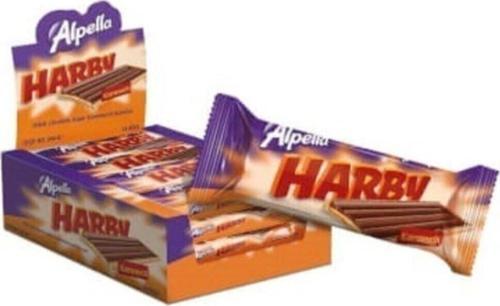 Harby Karamelli Kaplamalı Bisküvi 25 gr. - 24 Adet
