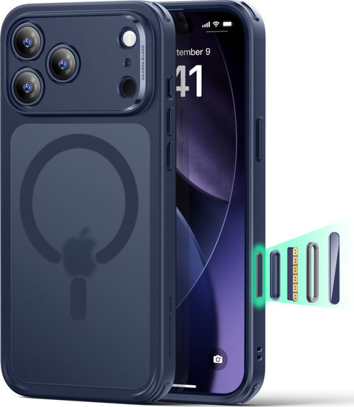 iPhone 17 Pro Uyumlu Kamera Kontrollü Manyetik Hibrit Kılıf