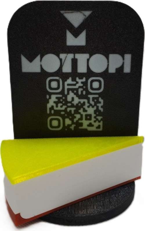 Qr Menü Standı Cheesecake Limonlu / Dijital Menü Modern Stand,Qr Menü Masaüstü Standı – 10 Adet