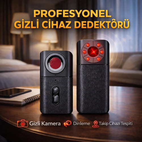 Profesyonel Gizli Kamera Bulucu Kızılötesi Sinyal Algılama Kamera Dinleme GPS Tespit Cihazı