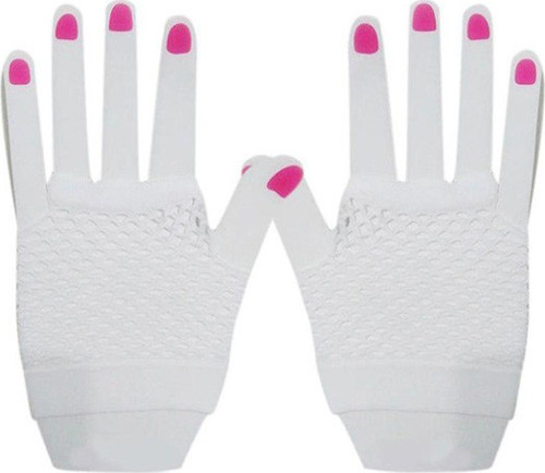 Parmaksız Beyaz File Eldiven