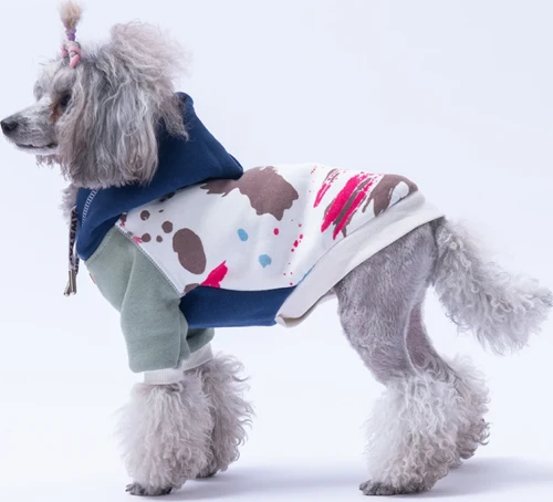 Rio Kedi Köpek Hoodie Lacivert