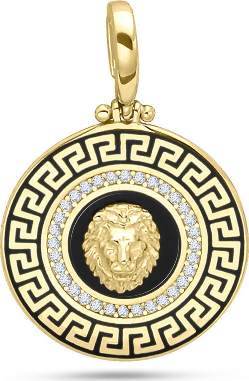 Aslan Başı Altın Kolye Ucu (UC0116)