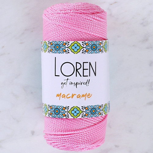 Loren Macrame Pembe El Örgü İpi - Rm 074 - 34332