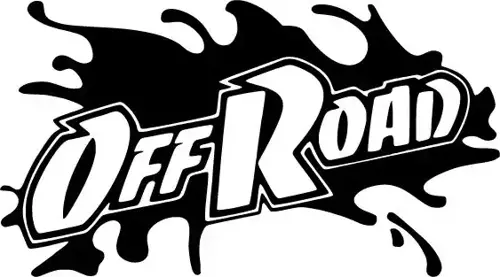 Off Road Su Sıçraması - Araç, Oto, Laptop, Duvar Uyumlu Sticker 30*18 Cm