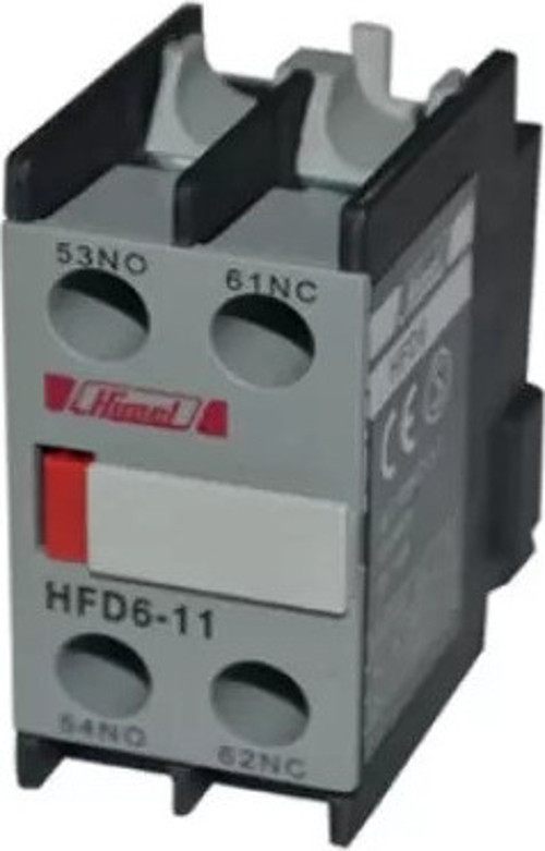 HFD611 Kontaktör Üstten Yardımcı Kontak 1NO+1NC(3-4 Kutup)