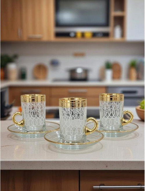 Altın Leona 12 Parça Çay Seti