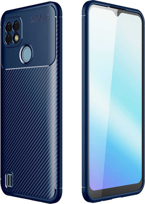 Realme C25 Kılıf Negro Karbon Tasarım Silikon Kılıf