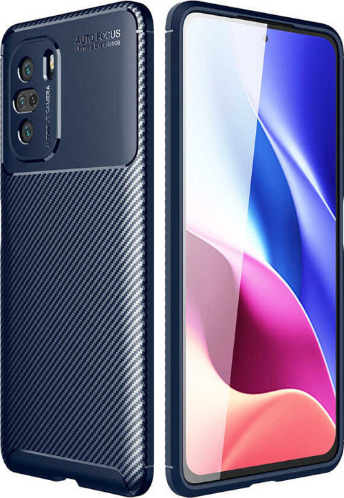 Xiaomi Redmi K40 Kılıf Negro Karbon Tasarım Silikon Kılıf