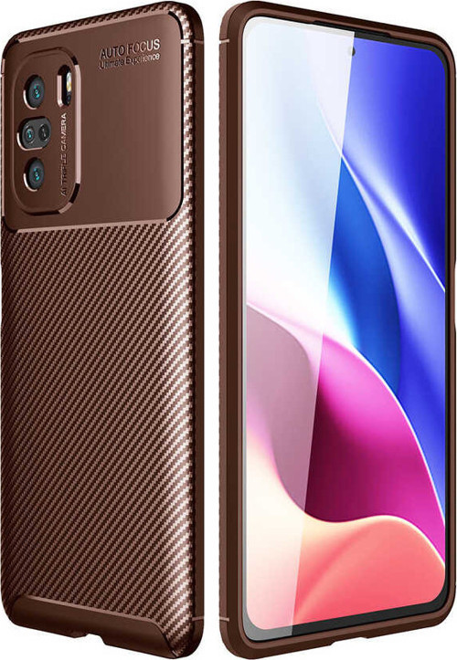 Xiaomi Redmi K40 Kılıf Negro Karbon Tasarım Silikon Kılıf
