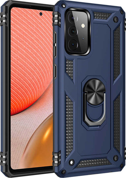 Galaxy A72 Kılıf Vega Yüzüklü Standlı Zırh Kılıf