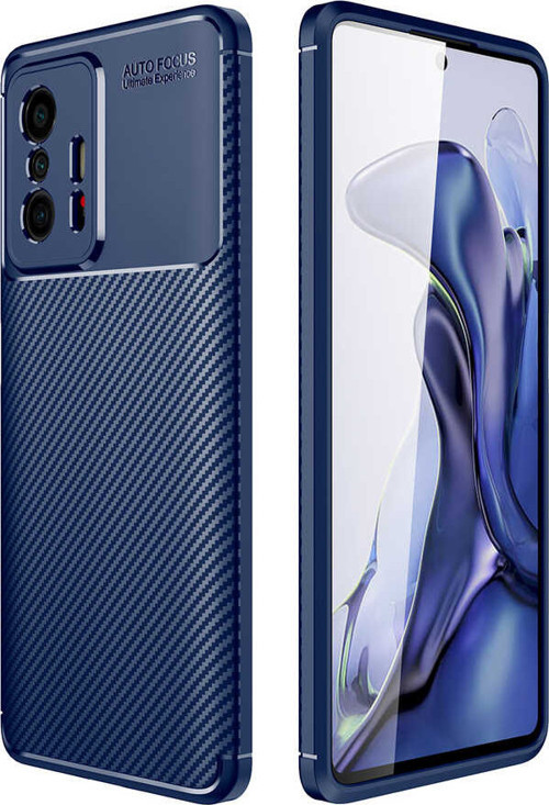 Xiaomi Mi 11T 5G Kılıf Negro Karbon Tasarım Silikon Kılıf