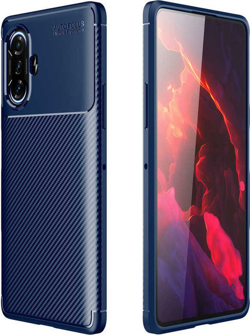 Xiaomi Redmi K40 Gaming Kılıf Negro Karbon Tasarım Silikon Kılıf