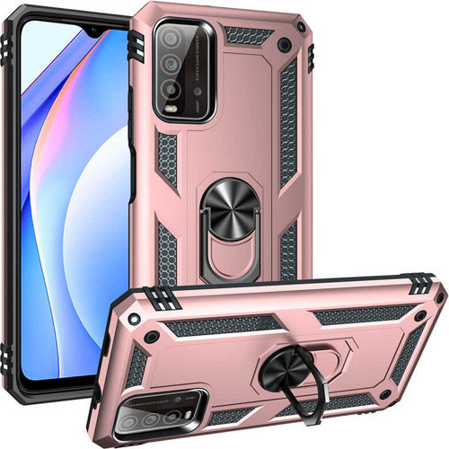 Xiaomi Redmi 9T Kılıf Vega Yüzüklü Standlı Zırh Kılıf