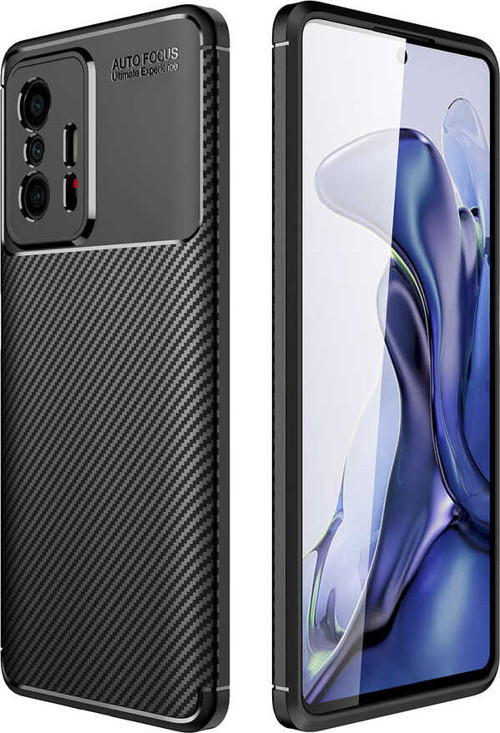 Xiaomi Mi 11T 5G Kılıf Zore Negro Karbon Tasarım Silikon Kılıf