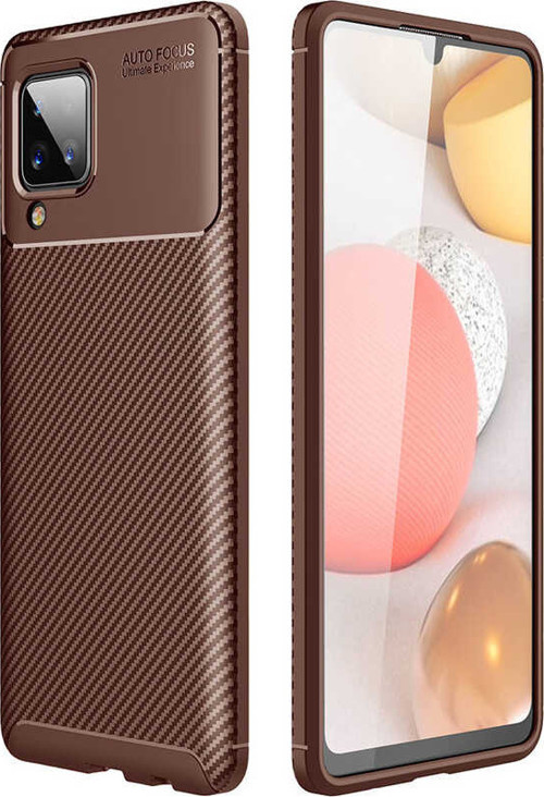 Galaxy M12 Kılıf Zore Negro Karbon Tasarım Silikon Kılıf