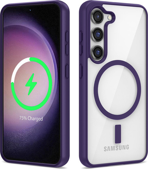 Galaxy S23 Kılıf Magsafe Wireless Şarj Özellikli Silikon Zore Ege Kılıf