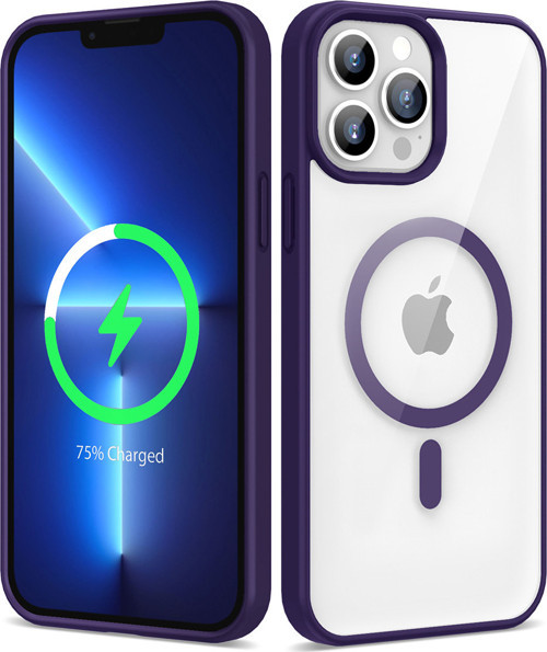 Apple iPhone 13 Pro Kılıf Magsafe Wireless Şarj Özellikli Silikon Zore Ege Kılıf