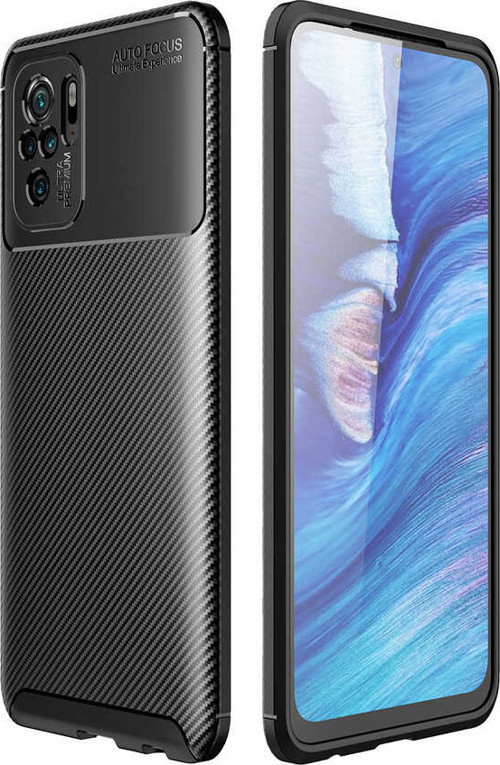 Xiaomi Poco M5S Kılıf Zore Negro Karbon Tasarım Silikon Kılıf