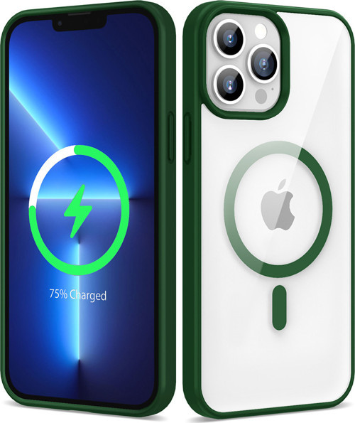 Apple iPhone 13 Pro Kılıf Magsafe Wireless Şarj Özellikli Silikon Zore Ege Kılıf