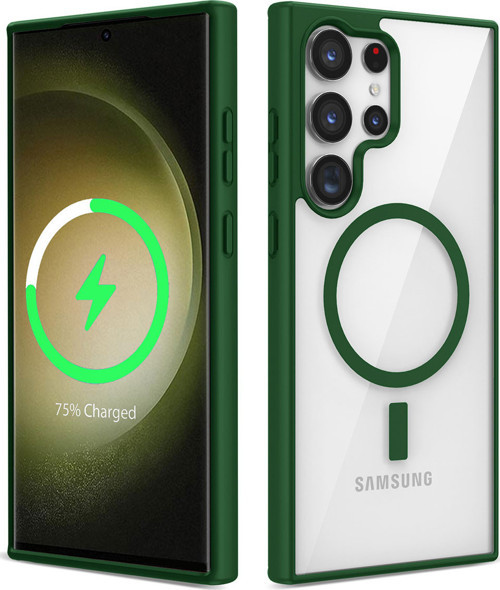 Galaxy S23 Ultra Kılıf Magsafe Wireless Şarj Özellikli Silikon Zore Ege Kılıf